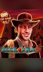 Book of Ra Deluxe 6 Top Spin Max RTP Logo